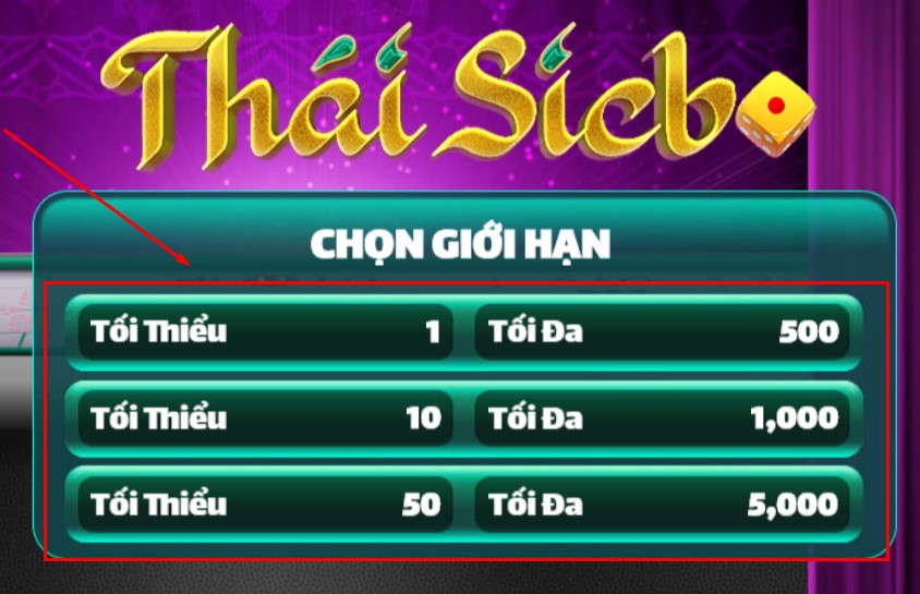 lua chon dat cuoc thai sicbo